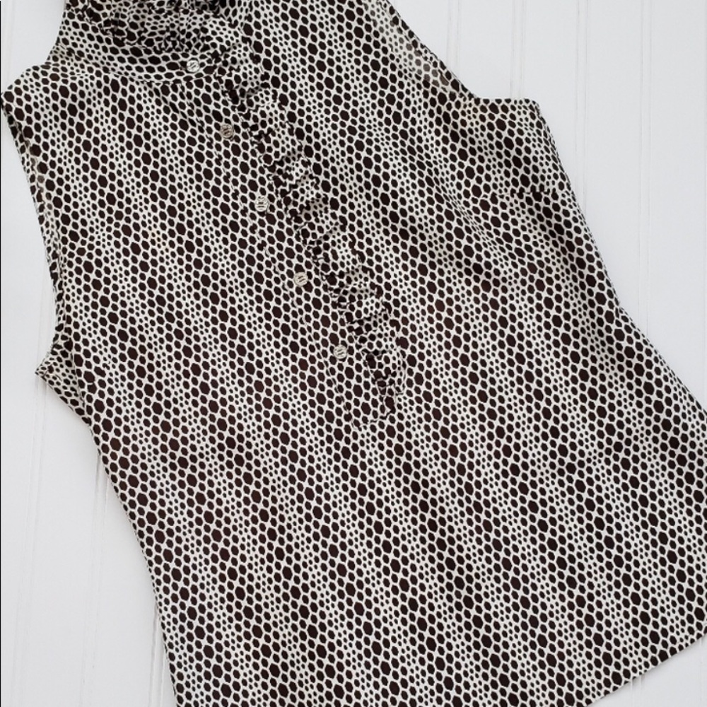 Tory Burch silk sleeveless top